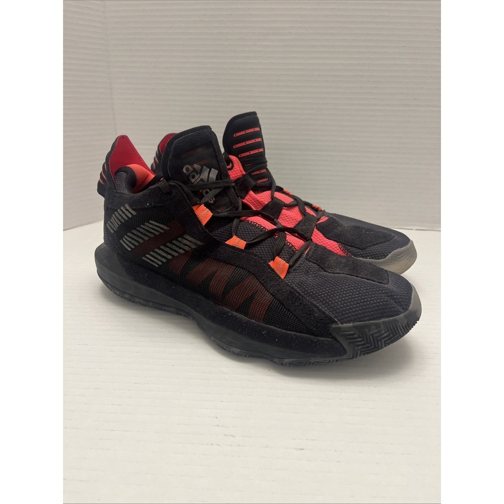 adidas Black and Red Athletic Shoes